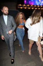 JESY NELSON in Double Denim at Proud Embankment in London 07/02/2021