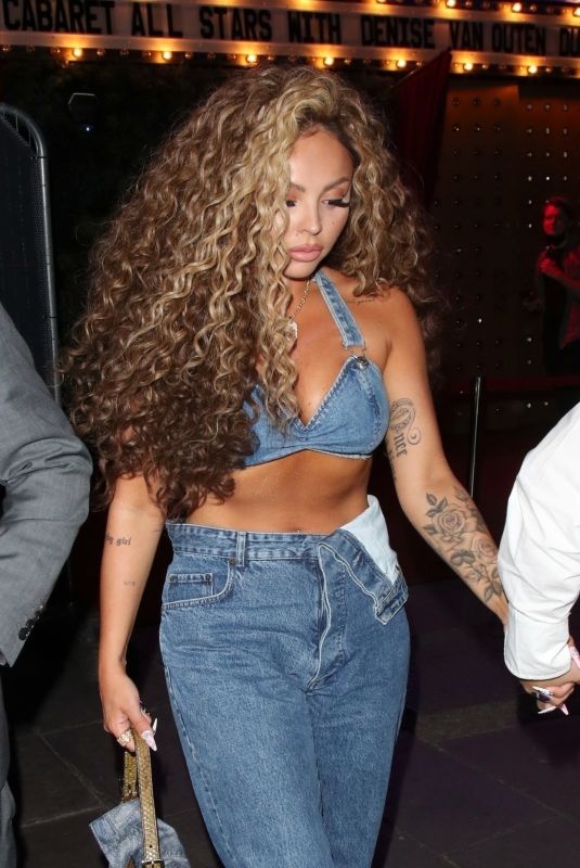 JESY NELSON in Double Denim at Proud Embankment in London 07/02/2021
