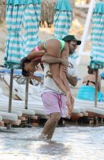 JOAN SMALLS in Bikini at a Beach in Mykonos 07/11/2021