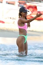 JOAN SMALLS in Bikini at a Beach in Mykonos 07/11/2021