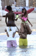 JOAN SMALLS in Bikini at a Beach in Mykonos 07/11/2021