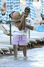 JOAN SMALLS in Bikini at a Beach in Mykonos 07/11/2021