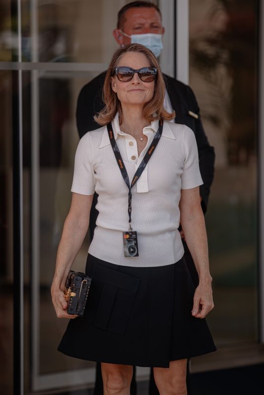 JODIE FOSTER at Martinez Hotel at 74th Cannes Film Festival 07/06/2021