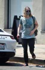 JODIE FOSTER Leaves a Nail Salon in Los Angeles 07/21/2021