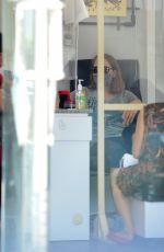JODIE FOSTER Leaves a Nail Salon in Los Angeles 07/21/2021
