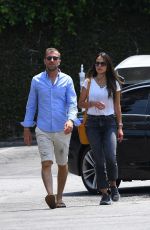 JORDANA BREWSTER and Mason Morfit Out in Brentwood 07/15/2021