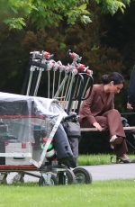 JULIA LOUIS-DREYFUS on the Set Filming Tuesday in London 07/05/2021