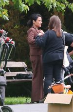 JULIA LOUIS-DREYFUS on the Set Filming Tuesday in London 07/05/2021