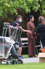 JULIA LOUIS-DREYFUS on the Set Filming Tuesday in London 07/05/2021