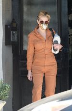 JULIA ROBERTS in a Orange Jumpsuit Out in Los Angeles 07/02/2021