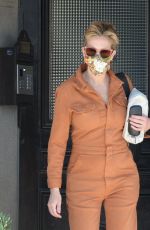 JULIA ROBERTS in a Orange Jumpsuit Out in Los Angeles 07/02/2021