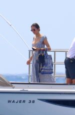 JULIANNE HOUGH and NINA DOBREV at a Yacht in Cannes 07/17/2021