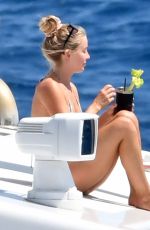 JULIANNE HOUGH in Bikini at a Boat on Amalfi Coast 07/05/2021