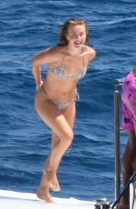 JULIANNE HOUGH in Bikini at a Boat on Amalfi Coast 07/05/2021