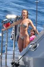 JULIANNE HOUGH in Bikini at a Boat on Amalfi Coast 07/05/2021