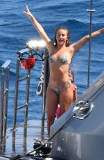 JULIANNE HOUGH in Bikini at a Boat on Amalfi Coast 07/05/2021