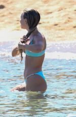 JULIANNE HOUGH in Bikini on the Beach in Sardinia 07/10/2021