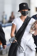 KALEY CUOCO Arrives at JFK Airport in New York 07/24/2021