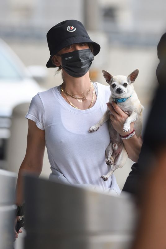 KALEY CUOCO Arrives at JFK Airport in New York 07/24/2021