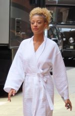 KAMRON KAROL on the Set of Maybelline Commercial in New York 07/28/2021