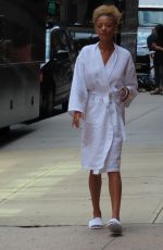 KAMRON KAROL on the Set of Maybelline Commercial in New York 07/28/2021