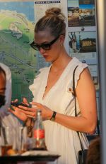 KARLIE KLOSS Out and Abouit in Saint-Tropez 07/27/2021
