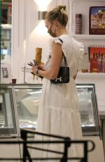 KARLIE KLOSS Out and Abouit in Saint-Tropez 07/27/2021
