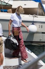 KAROLINA KURKOVA Arrives in Capri at UNICEF Italia and LuisaViaRoma Summer Gala 07/30/2021
