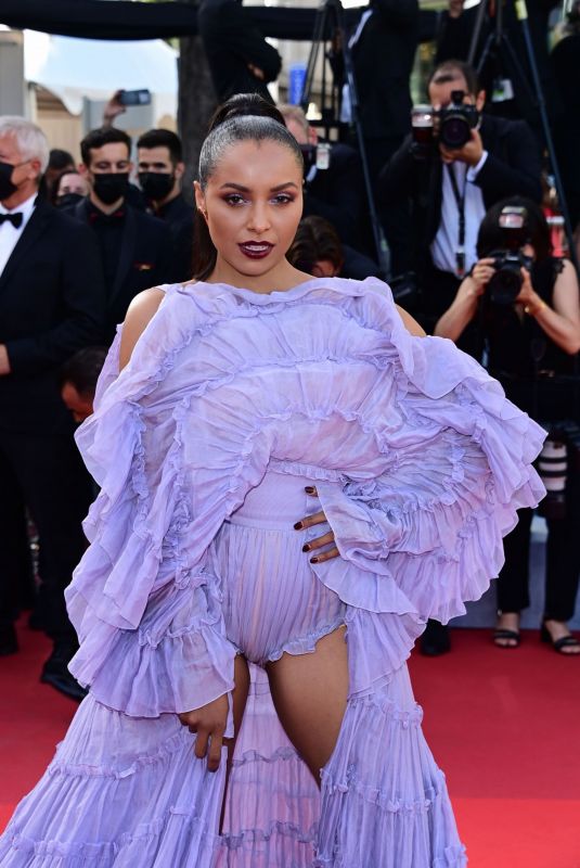 KAT GRAHAM at OSS 117: From Africa With Love Screening at 2021 Cannes Film Festival 07/17/2021