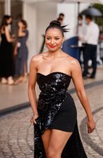 KAT GRAHAM Leaves Martinez Hotel at 74th Cannes Film Festival 07/15/2021
