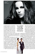 KATE BECKINSALE in The Sunday Times Style Magazine, July 2021