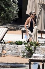 KATE HUDSON in Swimsuit at a Beach in Greece 07/03/2021