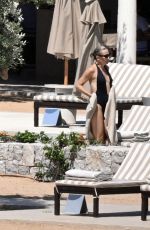KATE HUDSON in Swimsuit at a Beach in Greece 07/03/2021