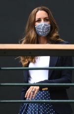 KATE MIDDLETON at Wimbledon Championships Day 5 in London 07/02/2021