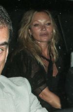 KATE MOSS Leaves Mick Jaggers’ House Party in London 07/20/2021