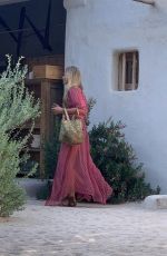 KATE MOSS Out for Lunch in Ibiza 07/29/2021