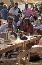 KATE MOSS Out for Lunch in Ibiza 07/29/2021