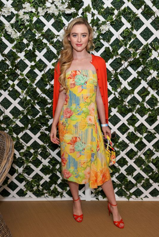 KATHRYN NEWTON at Polo Ralph Lauren VIP Suite at Wimbledon 07/11/2021
