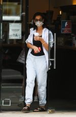 KATIE HOLMES at La Colombe Coffee in New York 07/28/2021