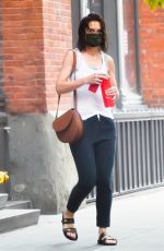 KATIE HOLMES Leaves Her Apartment in New York 07/01/2021