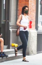 KATIE HOLMES Leaves Her Apartment in New York 07/01/2021