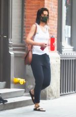 KATIE HOLMES Leaves Her Apartment in New York 07/01/2021