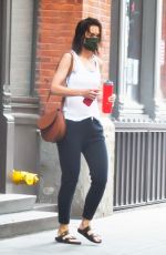 KATIE HOLMES Leaves Her Apartment in New York 07/01/2021
