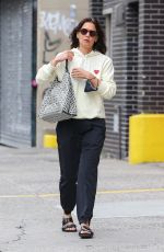 KATIE HOLMES Out in New York 07/02/2021