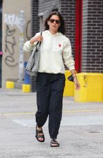 KATIE HOLMES Out in New York 07/02/2021