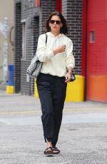 KATIE HOLMES Out in New York 07/02/2021