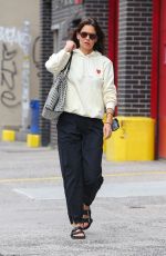 KATIE HOLMES Out in New York 07/02/2021