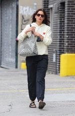 KATIE HOLMES Out in New York 07/02/2021