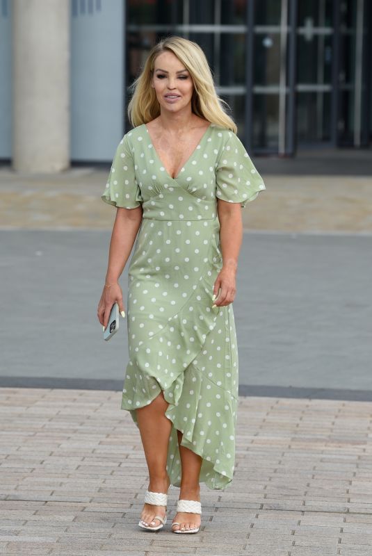 KATIE PIPER Leaves Media City in Salford 07/21/2021