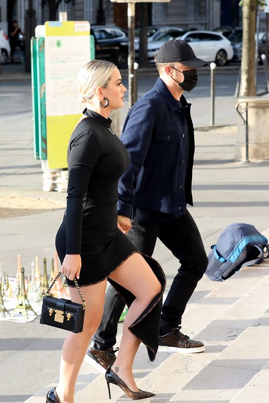 KATY PERRY and Orlando Bloom Heading to La Girafe Restaurant in Paris 07/06/2021